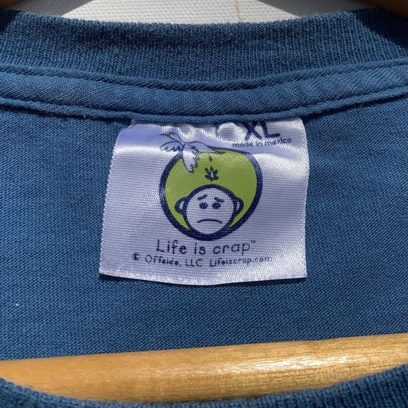 "Life is Crap, Made in China" Double-Sided T-Shirt (Size XL) Toy Recall Graphic - Picture 5 of 5
